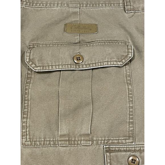 Cabela’s Outdoor Gear Men’s Tan Hiking Cargo Shorts Sz 42” Waist 100% Cotton - Picture 7 of 13